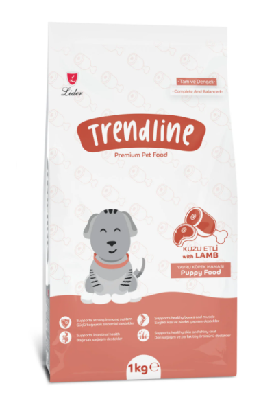 TRENTLİNE KÖPEK MAMASI 1 KG KUZU ETLİ